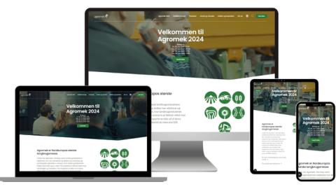 Visning af agromek.dk på tværs af enheder
