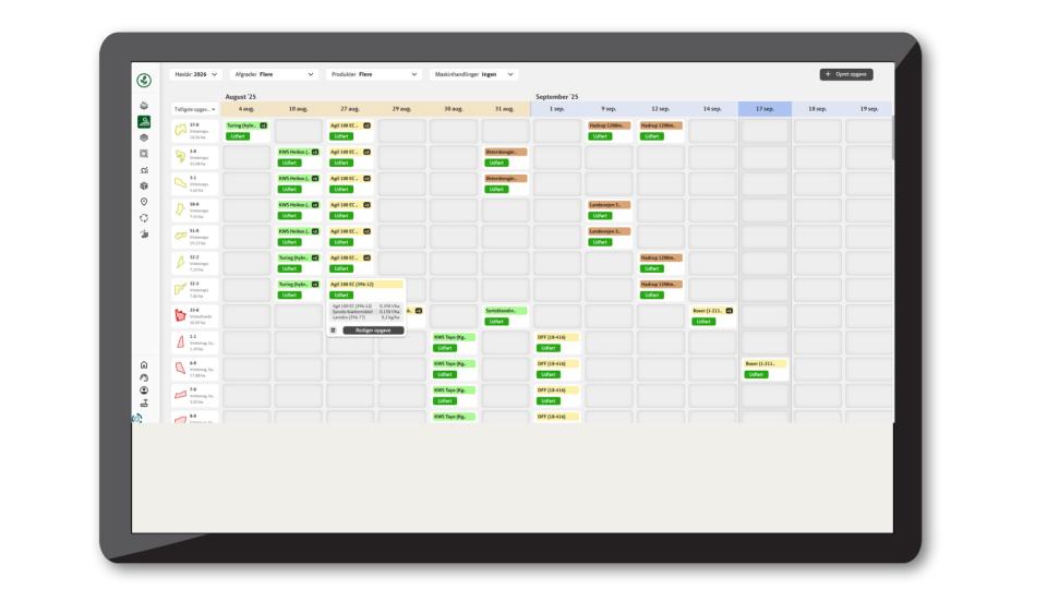SEGES Innovation tildeles to stjerner for ny dyrkningsjournal i CropManager